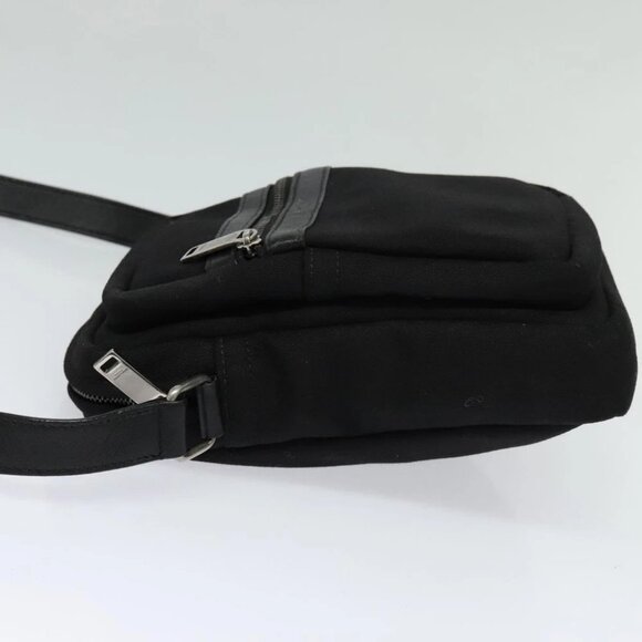 SAINT LAURENT Shoulder Bag Canvas Black Auth - Picture 4 of 15